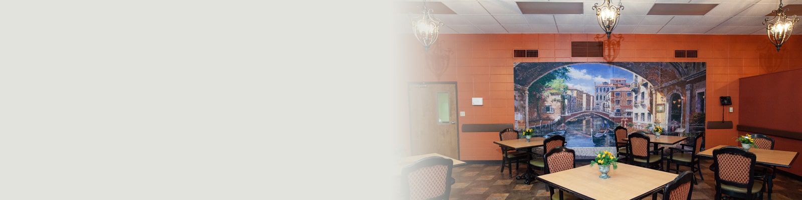 The dining room at Haywood